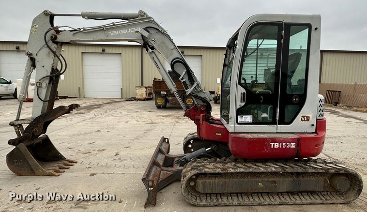 image for item DR5035 2007 Takeuchi TB153FR  mini excavator