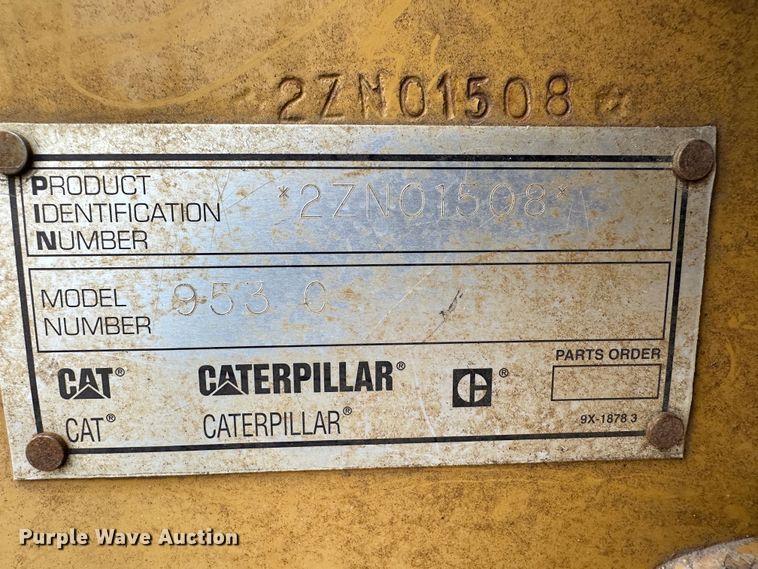 image for item DR5036 1998 Caterpillar 953C  track loader