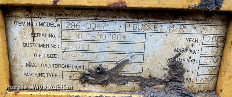 image for item DR5052 2008 Caterpillar 963D  track loader