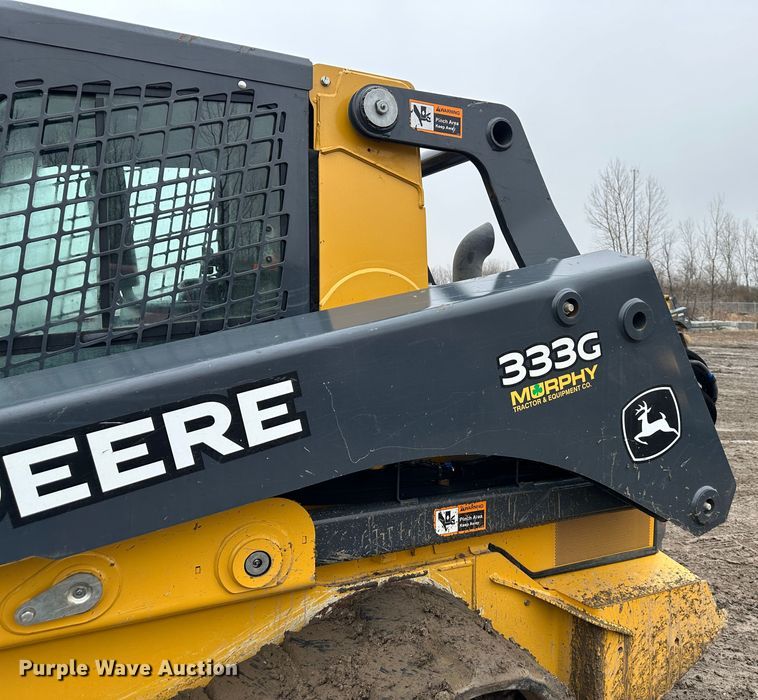 image for item DR5060 2019 John Deere 333G  tracked skid steer loader