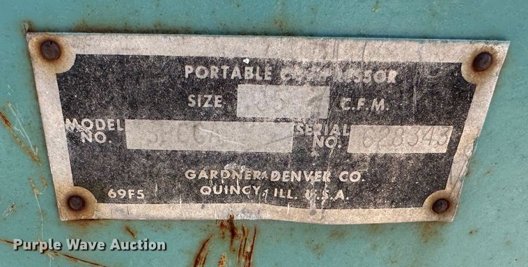 image for item DR5115 Gardner Denver SPCGA  air compressor