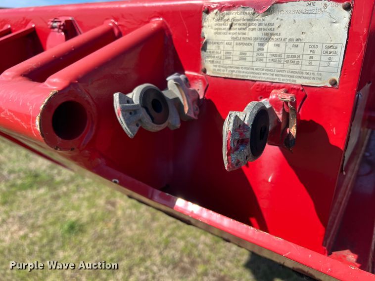 image for item DS2848 1998 Custom  oilfield trailer