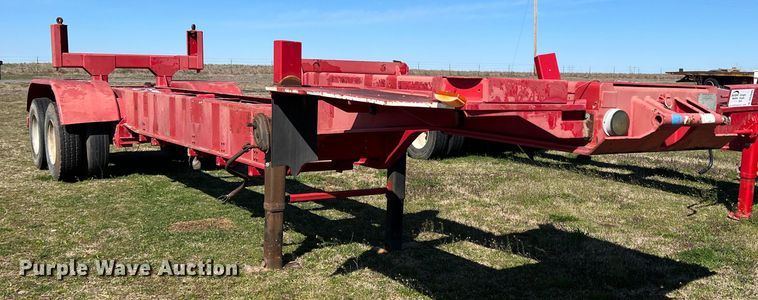 image for item DS2849 2000 Custom  oilfield trailer