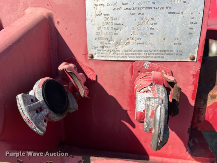 image for item DS2849 2000 Custom  oilfield trailer