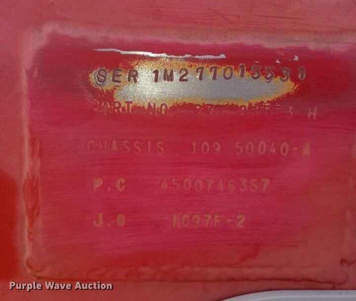 image for item DS2849 2000 Custom  oilfield trailer