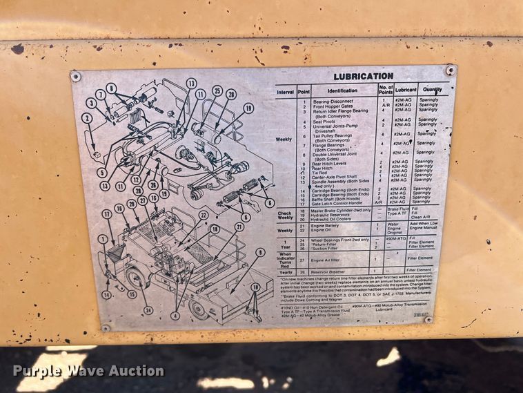image for item DS2855 Etnyre  chip spreader