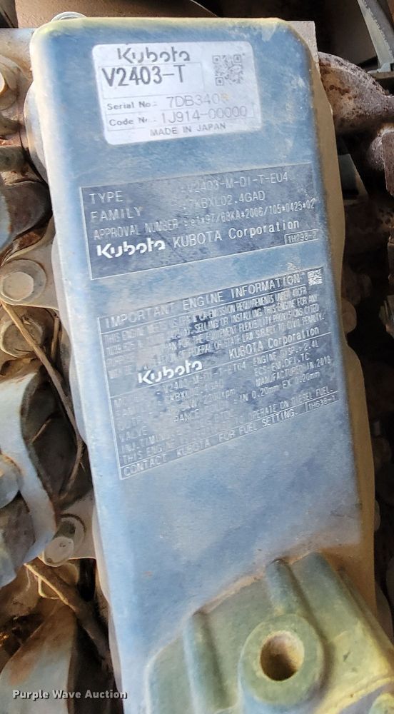 image for item HG9466 2013 Bobcat E50  mini excavator