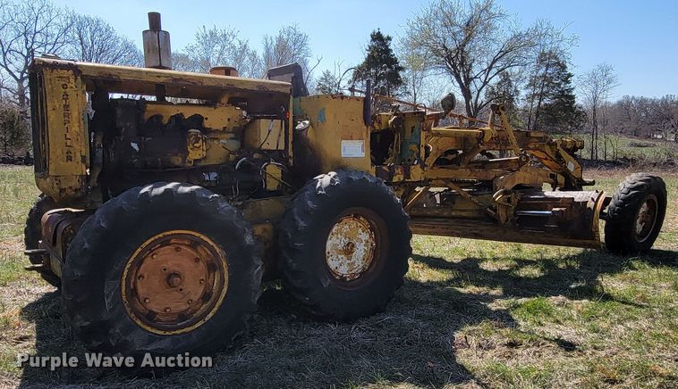 image for item HG9498 1955 Caterpillar 12  rigid frame motor grader