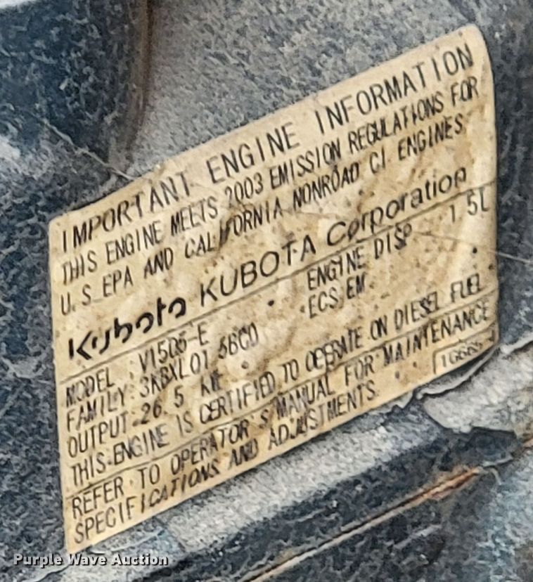 image for item II9001 2004 Terramite TSS38  broom