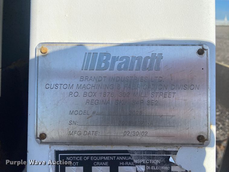 image for item JW9198 2002 Western Star 4900  crane truck