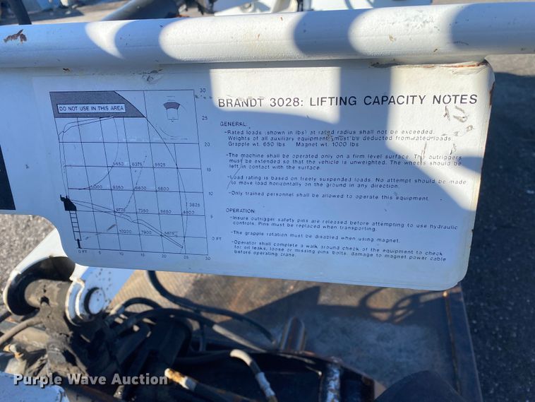 image for item JW9198 2002 Western Star 4900  crane truck