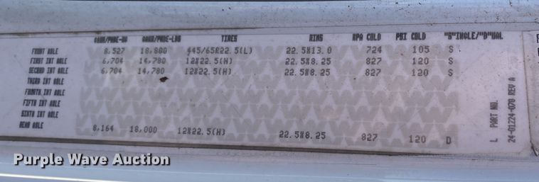 image for item JW9198 2002 Western Star 4900  crane truck