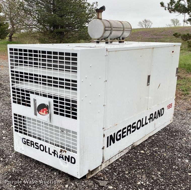 image for item KB9516 1996 Ingersoll Rand P185WJDU  air compressor