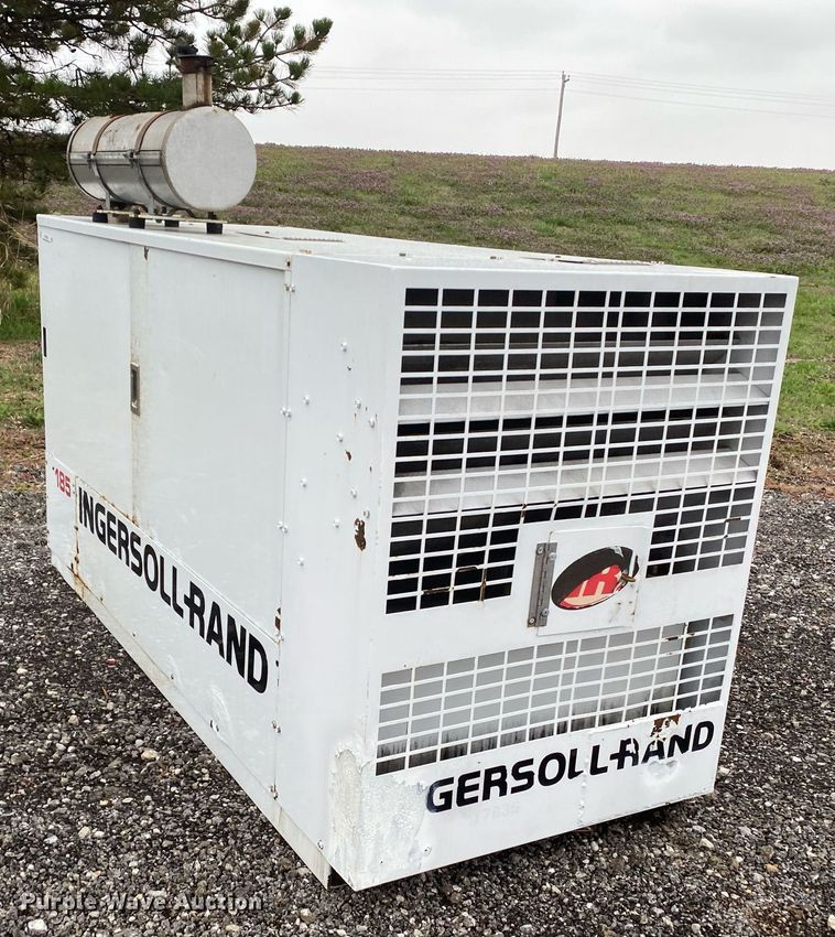 image for item KB9516 1996 Ingersoll Rand P185WJDU  air compressor