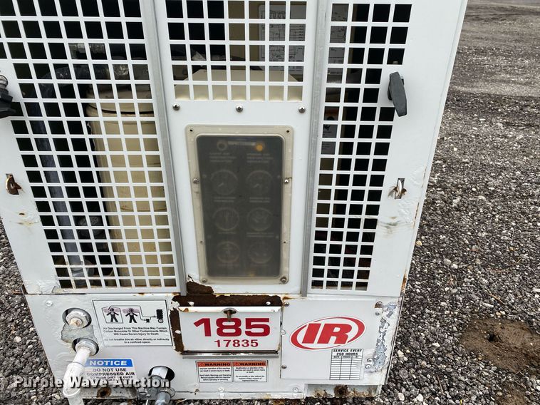image for item KB9516 1996 Ingersoll Rand P185WJDU  air compressor