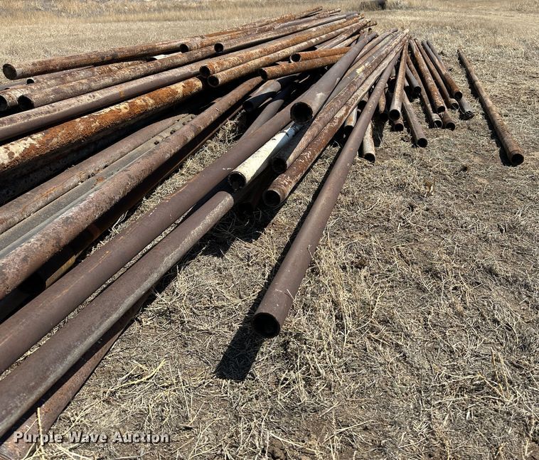 image for item KX9178 Approximately 100 joints of 2 3/8" oilfield pipe