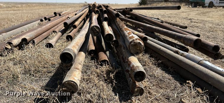 image for item KX9178 Approximately 100 joints of 2 3/8" oilfield pipe