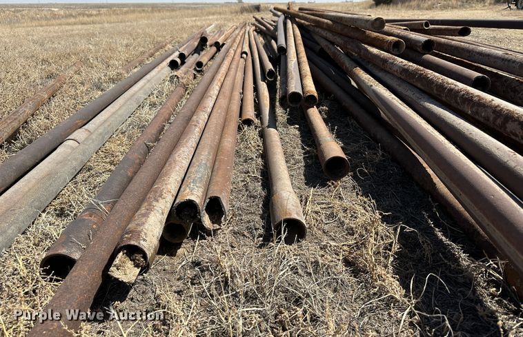 image for item KX9178 Approximately 100 joints of 2 3/8" oilfield pipe