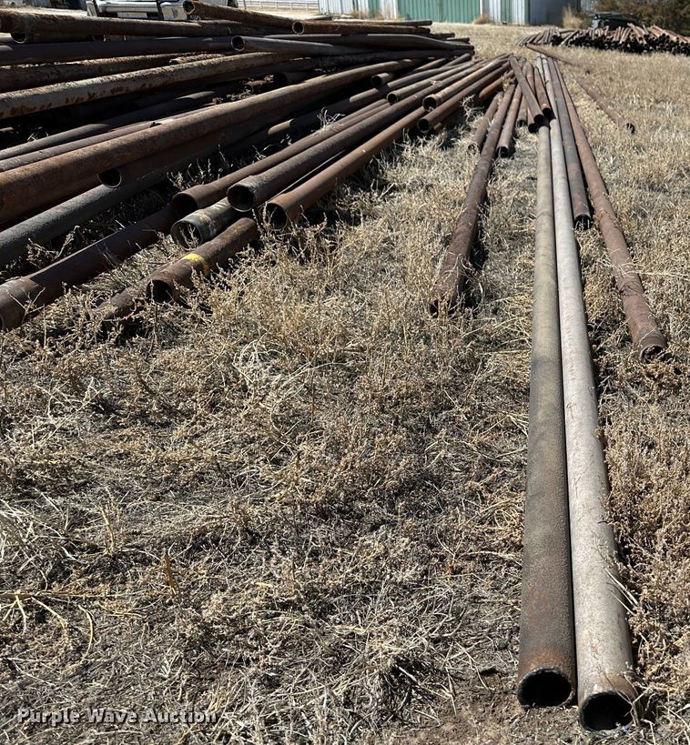 image for item KX9178 Approximately 100 joints of 2 3/8" oilfield pipe