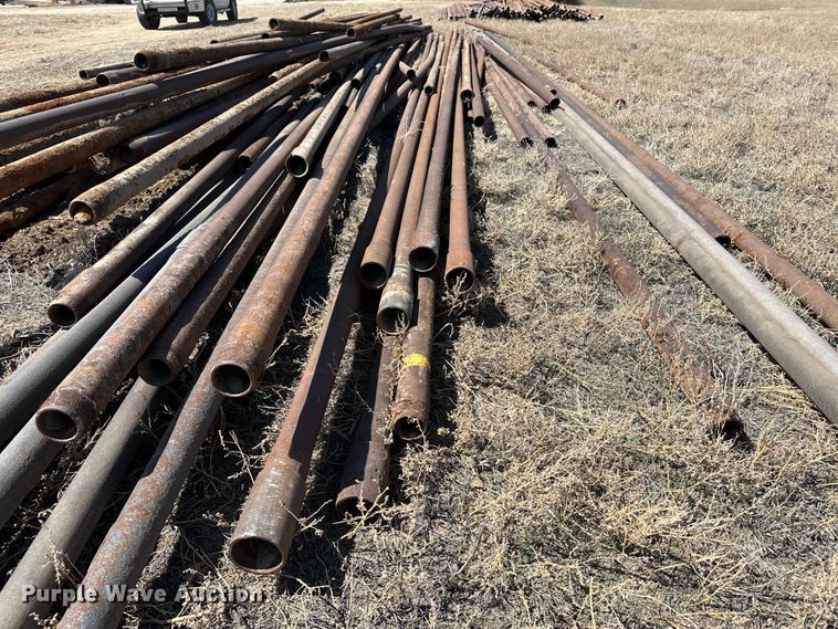 image for item KX9178 Approximately 100 joints of 2 3/8" oilfield pipe