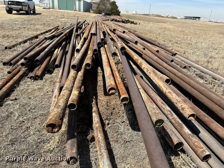 image for item KX9178 Approximately 100 joints of 2 3/8" oilfield pipe