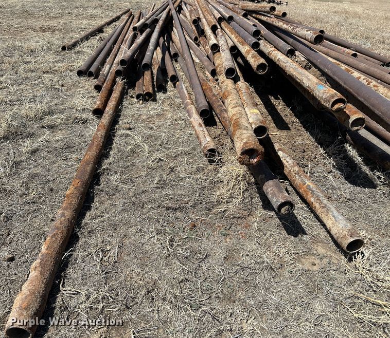 image for item KX9178 Approximately 100 joints of 2 3/8" oilfield pipe