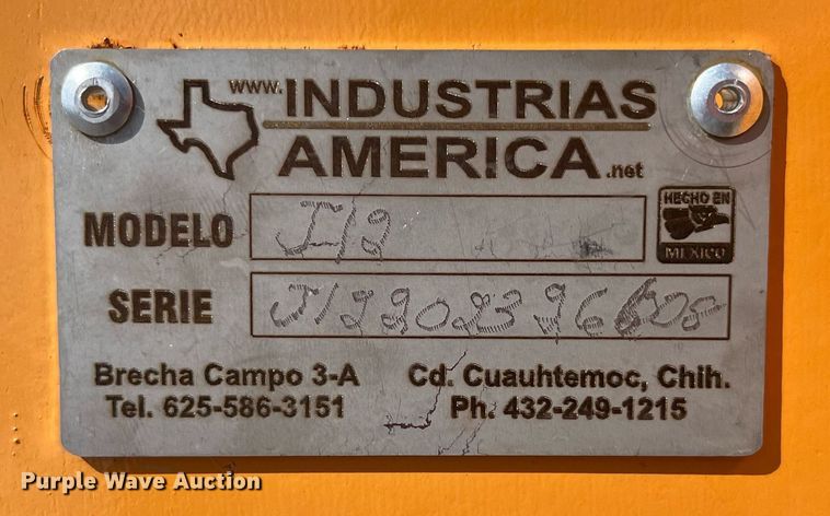 image for item LA9849 Industrias America J12  Pro-Welding Snow Pusher