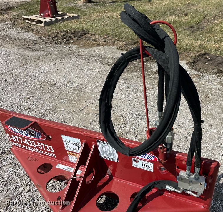 image for item LA9853 EZ Spotur  skid steer barrel handler