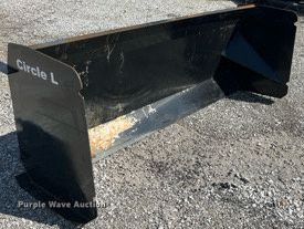 image for item LA9855 Circle L  skid steer snow pusher