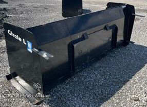 image for item LA9855 Circle L  skid steer snow pusher