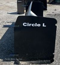image for item LA9856 Circle L  skid steer snow pusher