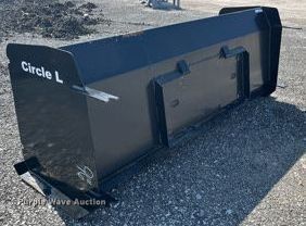 image for item LA9856 Circle L  skid steer snow pusher