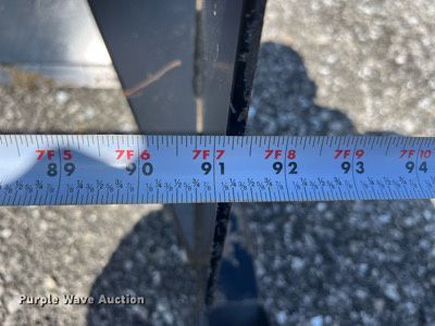 image for item LA9856 Circle L  skid steer snow pusher