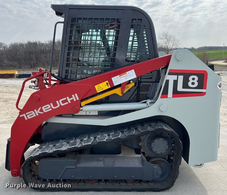 image for item LA9867 2015 Takeuchi TL8  tracked skid steer loader