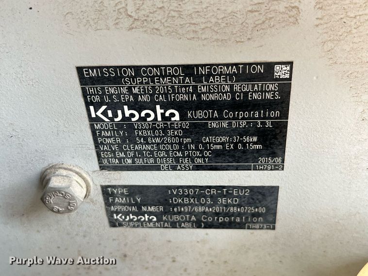 image for item LA9867 2015 Takeuchi TL8  tracked skid steer loader