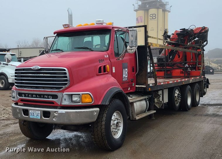 image for item LH9955 2006 Sterling L9500  crane truck