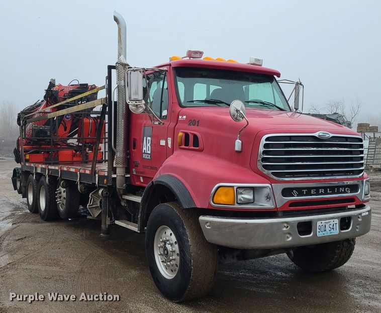 image for item LH9955 2006 Sterling L9500  crane truck