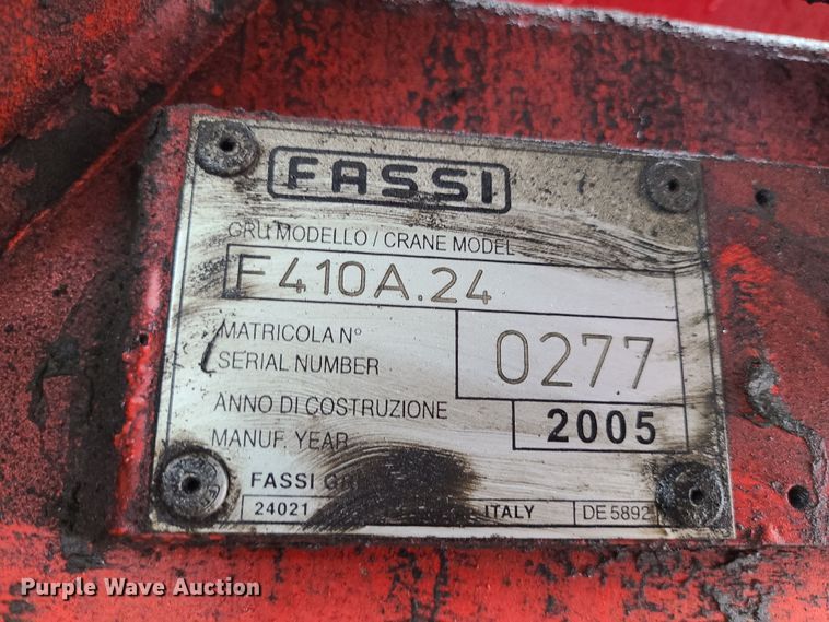 image for item LH9955 2006 Sterling L9500  crane truck