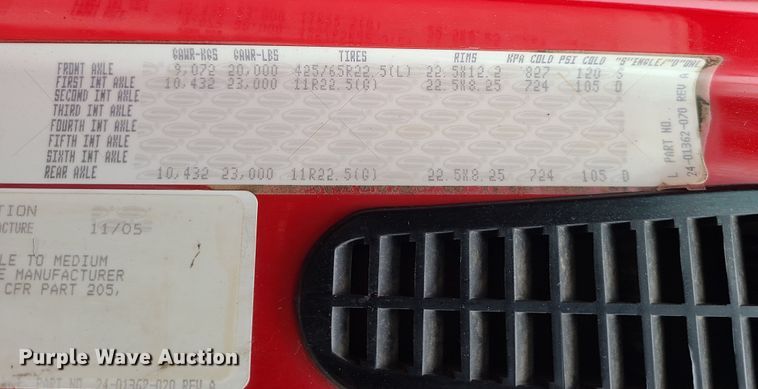 image for item LH9955 2006 Sterling L9500  crane truck