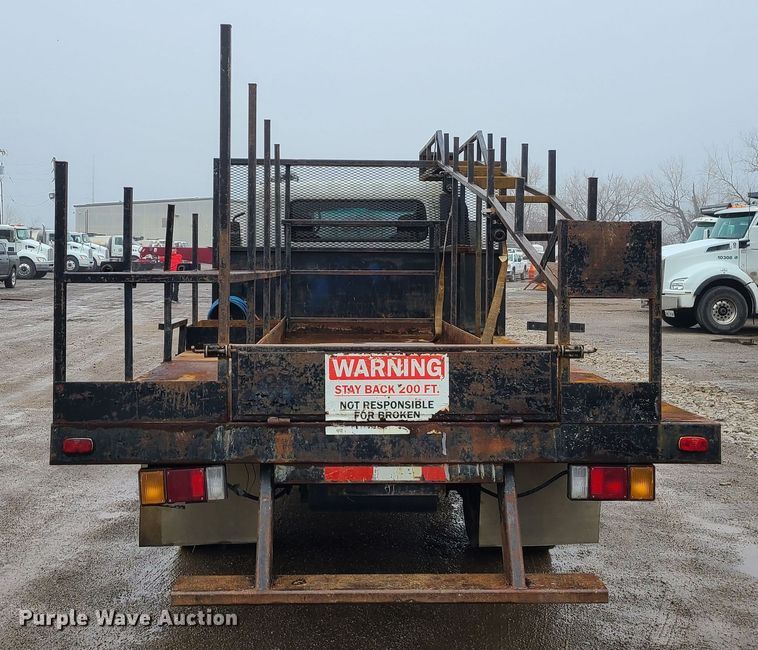 image for item LH9957 2017 Isuzu NPR  flatbed truck