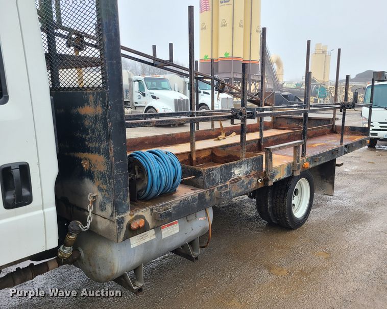 image for item LH9957 2017 Isuzu NPR  flatbed truck