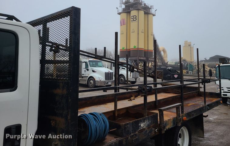 image for item LH9957 2017 Isuzu NPR  flatbed truck