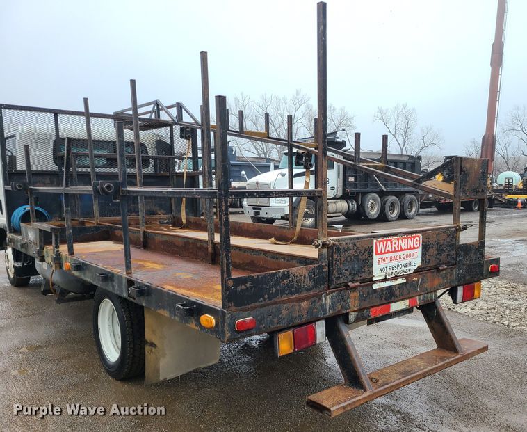 image for item LH9957 2017 Isuzu NPR  flatbed truck