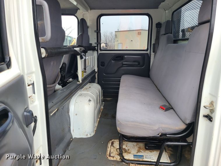 image for item LH9957 2017 Isuzu NPR  flatbed truck