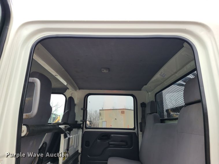 image for item LH9957 2017 Isuzu NPR  flatbed truck