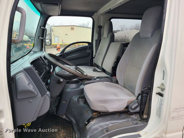 image for item LH9957 2017 Isuzu NPR  flatbed truck