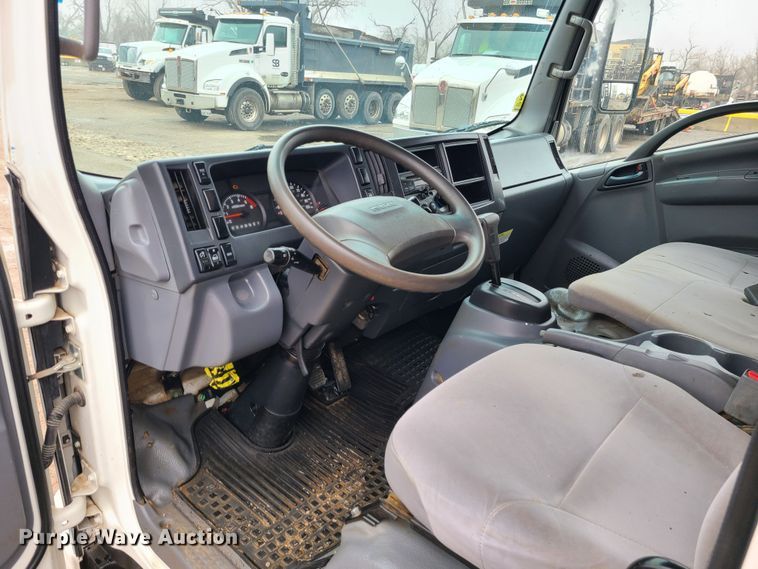 image for item LH9957 2017 Isuzu NPR  flatbed truck