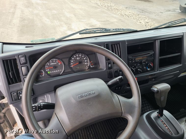 image for item LH9957 2017 Isuzu NPR  flatbed truck