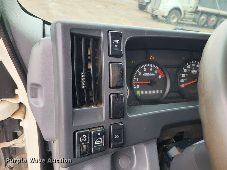 image for item LH9957 2017 Isuzu NPR  flatbed truck