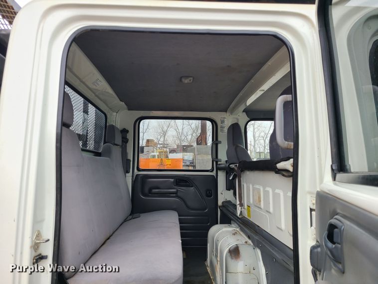 image for item LH9957 2017 Isuzu NPR  flatbed truck